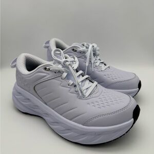 HOKA Bondi SR White Slip Resistant Work Shoes Women’s Size 8